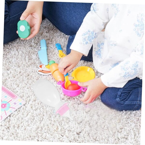BESTonZON 10 Mini Bottiglie Latte Miniature per Decorazioni e Giochi Ruolo