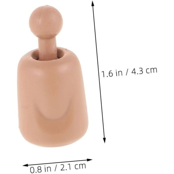 Toyvian Connettore per Collo Bambola 1/6 2pz Giunto Articolato Plastica Fai da Te
