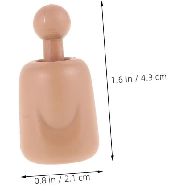 Toyvian Connettore per Collo Bambola 1/6 2pz Giunto Articolato Plastica Fai da Te