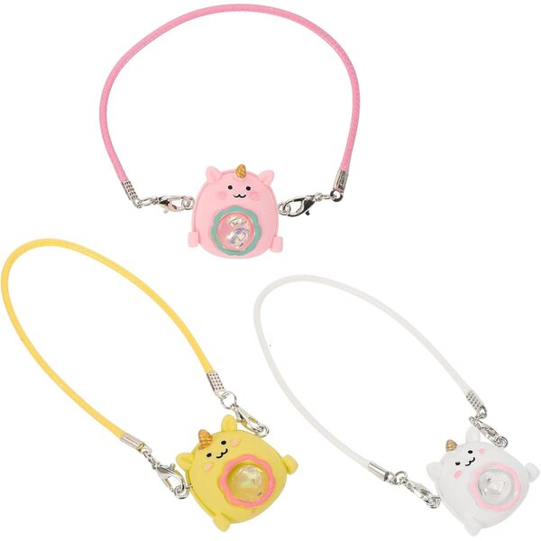 WOONEKY Set 3 Mini Borse a Tracolla per Bambole da 15 cm in Plastica Colorata