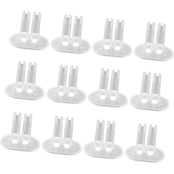 Supporto trasparente per bambole 18-30 cm - set 12 pezzi HOMOBABE