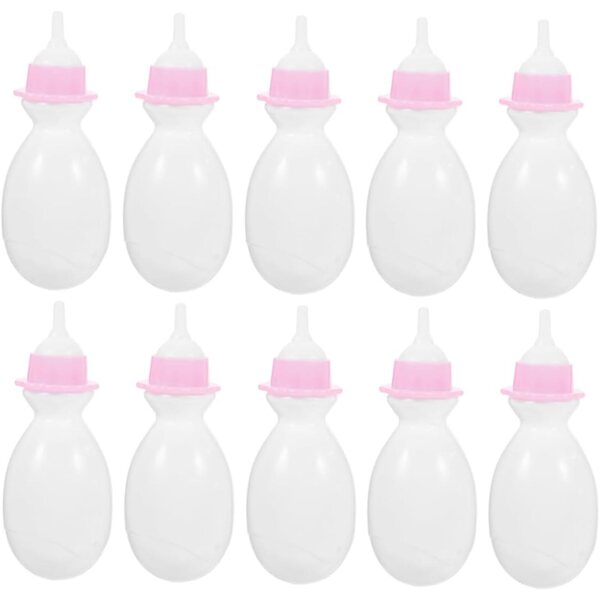VICASKY Mini-Milchflaschen, 10 Stück, für Rollenspiele und Heimdekorationen