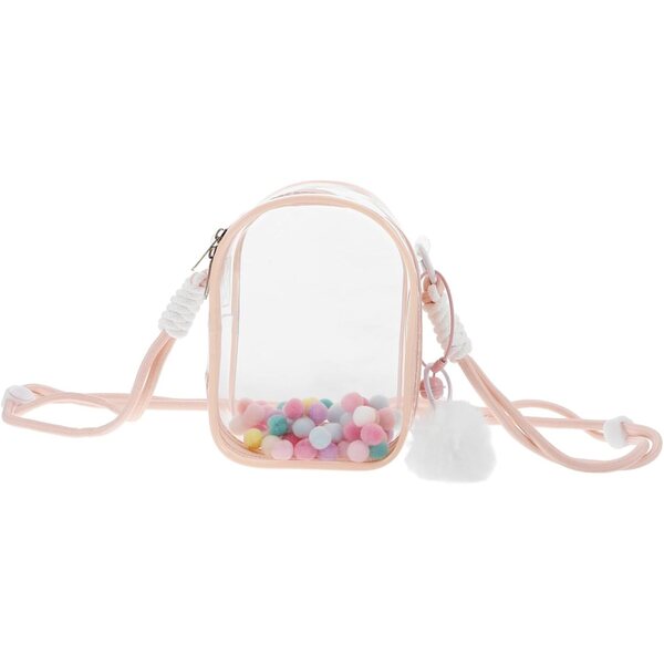 BESPORTBLE Borsa Tracolla Trasparente per Bambole e Figure da Collezione 13,5x9,5x5,5 cm