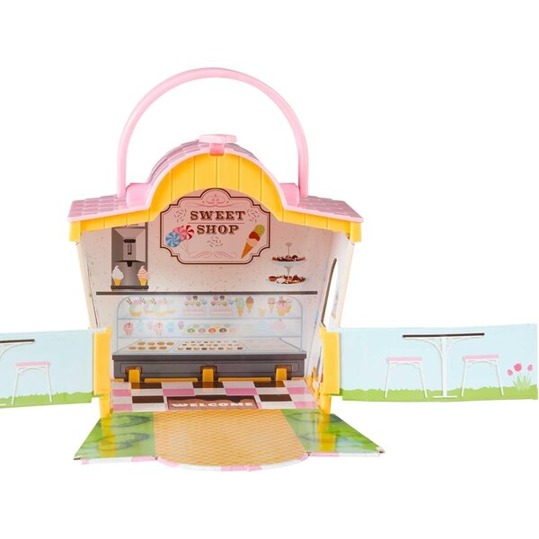 Breyer Mane Beauty Li'l Beauties Nea Sweet Shop Spielset mit Einhorn und Zubehör