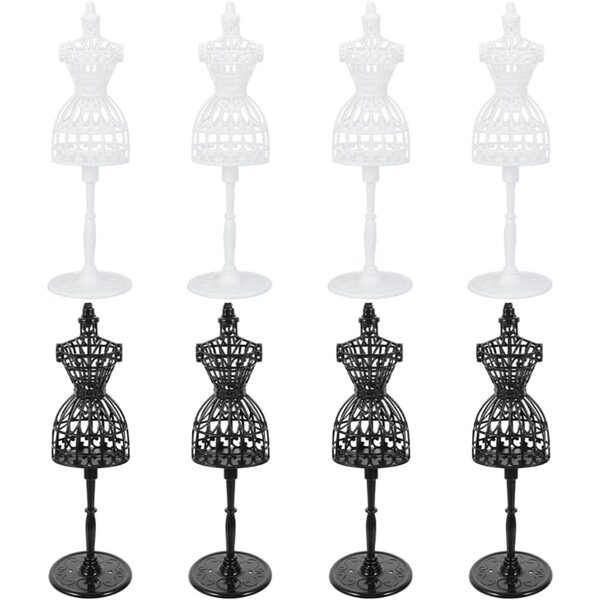 BESPORTBLE 8 Manichini Miniatura in Plastica per Casa delle Bambole e Accessori Moda