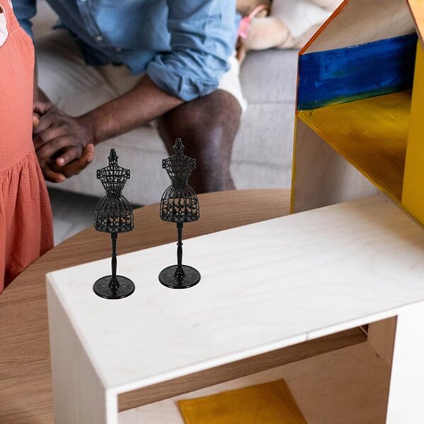 BESPORTBLE 8 Miniatur-Schaufensterpuppen aus Kunststoff für Puppenhäuser und Modeaccessoires