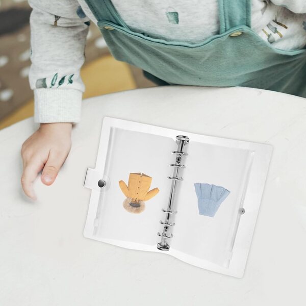 Transparenter Organizer für Kleidung und Accessoires von Warmhm-Puppen