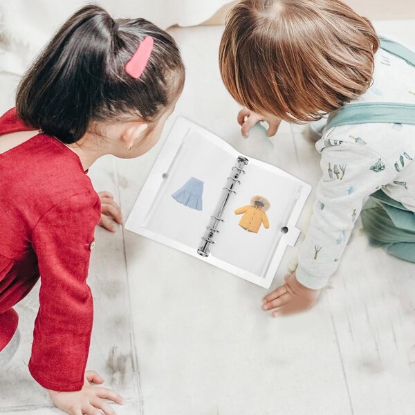 Transparenter Organizer für Kleidung und Accessoires von Warmhm-Puppen