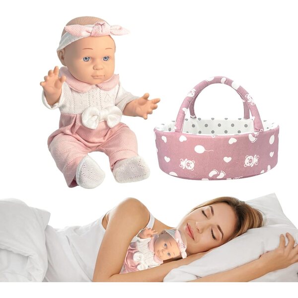 Set Bambola Reborn Realistica con Accessori - Morbida, Sicura e Portatile