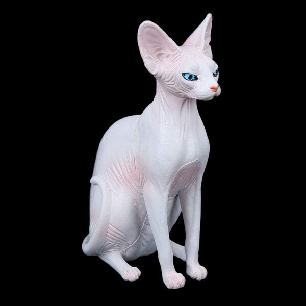 KENANLAN Modello gatto senza peli decorazione artigianale per casa e ufficio