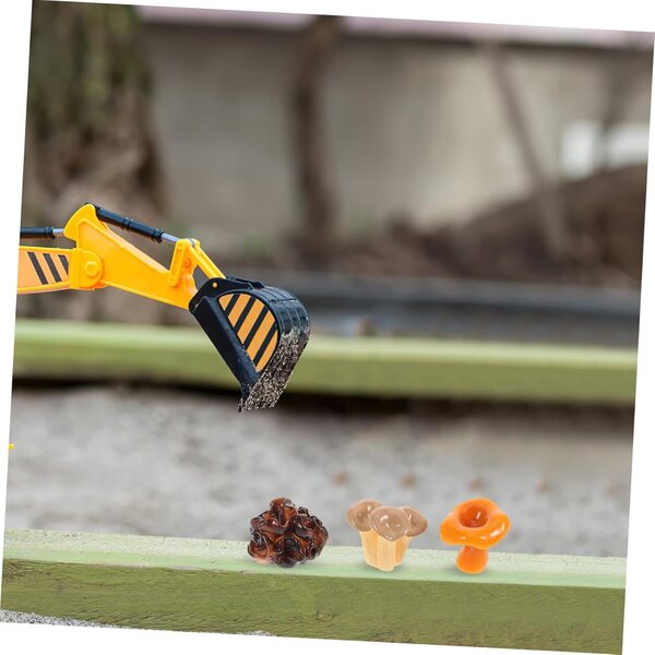 Dekorative künstliche Pilze ERINGOGO aus realistischem Harz – Set mit 8 Miniaturen für Handwerk und Zuhause
