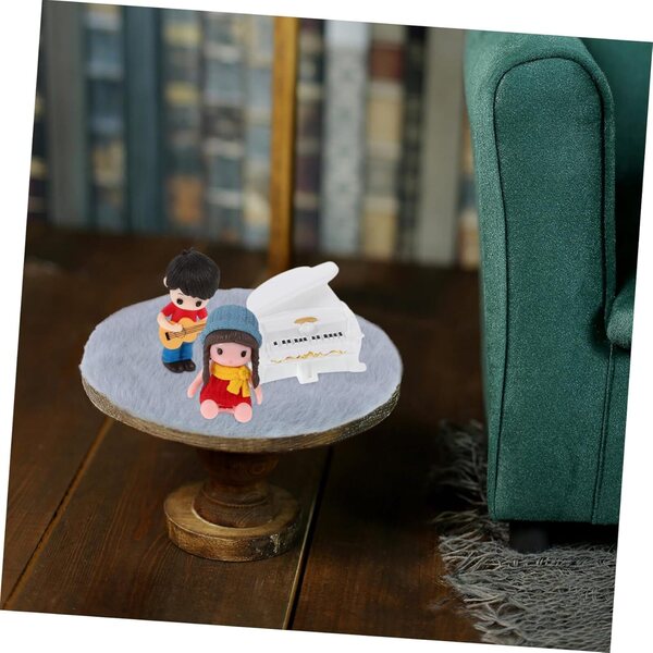 HEMOTON Miniature Musica Per Casa Delle Bambole - Decorazioni Pianoforte e Chitarra