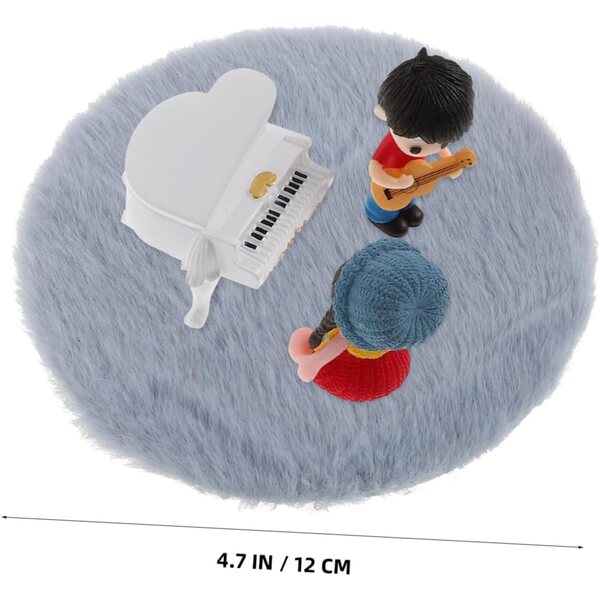 YARNOW Miniatura Casa delle Bambole Pianoforte e Chitarra in Resina Decorazione Musicale