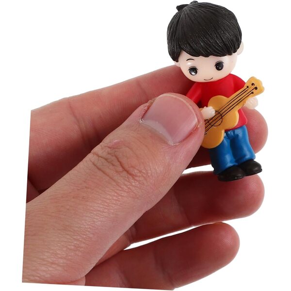 Decorazioni Musicali Miniature Garneck per Casa delle Bambole con Pianoforte e Chitarra