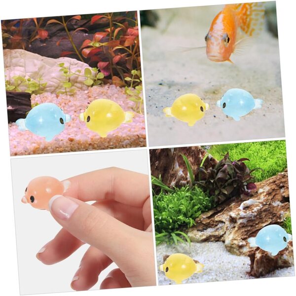 HEMOTON 40 pezzi Mini Statuine Delfino in Resina per Micro Paesaggi e Decorazioni