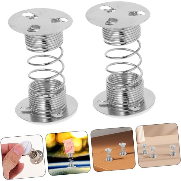 Mobestech Set 24pz Base a Molla per Bambole Testa Tremante Accessori Fai da Te
