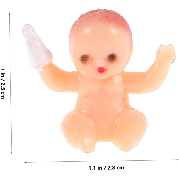 UPKOCH 20 pezzi bambole miniatura per bomboniere e decorazioni feste baby shower