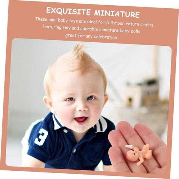 UPKOCH 20 pezzi bambole miniatura per bomboniere e decorazioni feste baby shower