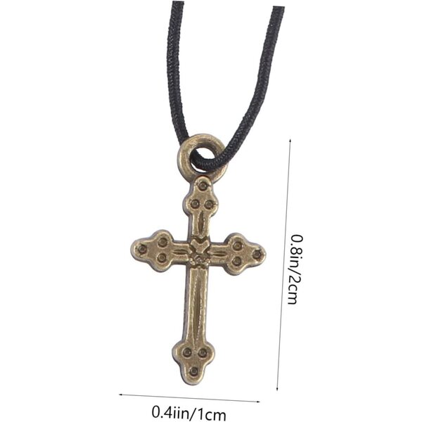 UPKOCH 10 Kreuz-Halsketten für elegante Puppen, Schmuckzubehör für Rollenspiele