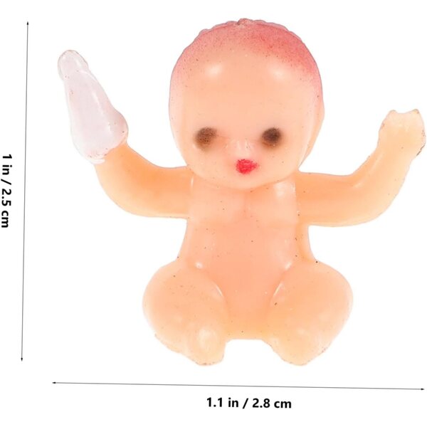 VICASKY Miniaturpuppen, 20 Stück, Zubehör für Partypartys und Gastgeschenke, 2,8 cm