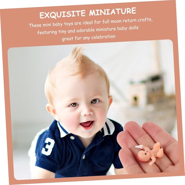 VICASKY Miniaturpuppen, 20 Stück, Zubehör für Partypartys und Gastgeschenke, 2,8 cm