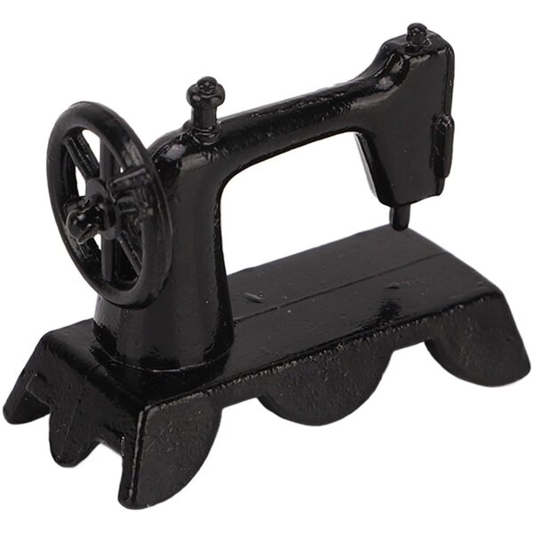 Gonetre Macchina da Cucire Miniatura Vintage in Metallo per Casa delle Bambole 1:12