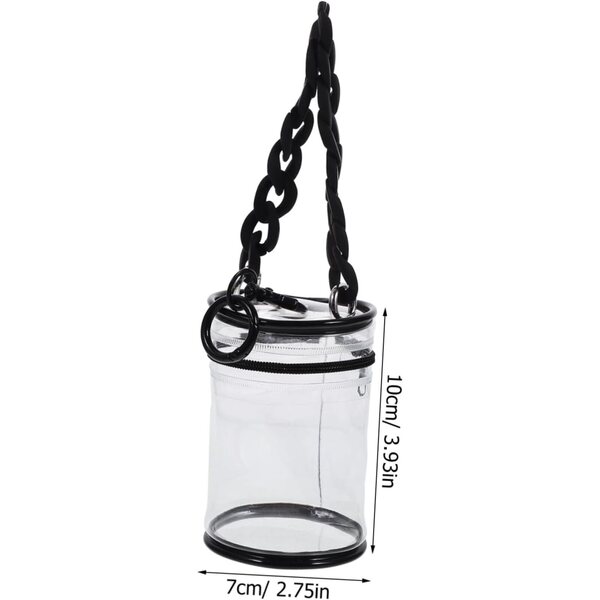 Borsa Trasparente BESTonZON in PVC per Esposizione e Trasporto Figure e Bambole