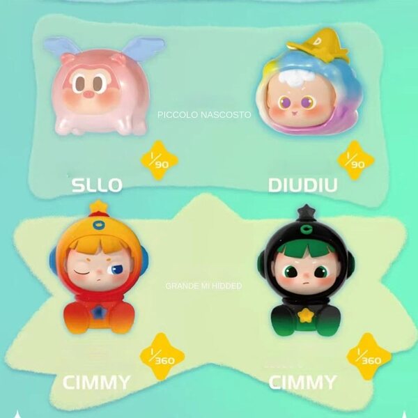 Bambole Anime Piccole e Carine per Bambini e Collezionisti - Set 3 Pezzi in PVC
