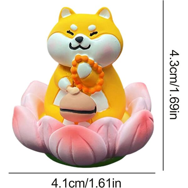 Statuetta Capybara in resina, decorazione unica per casa e ufficio, 4,1x4,1x4,3 cm