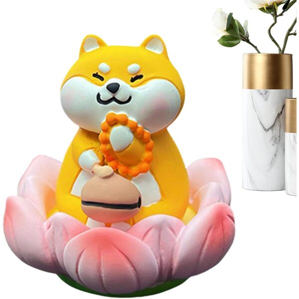 Statuetta Capybara in resina, decorazione unica per casa e ufficio, 4,1x4,1x4,3 cm