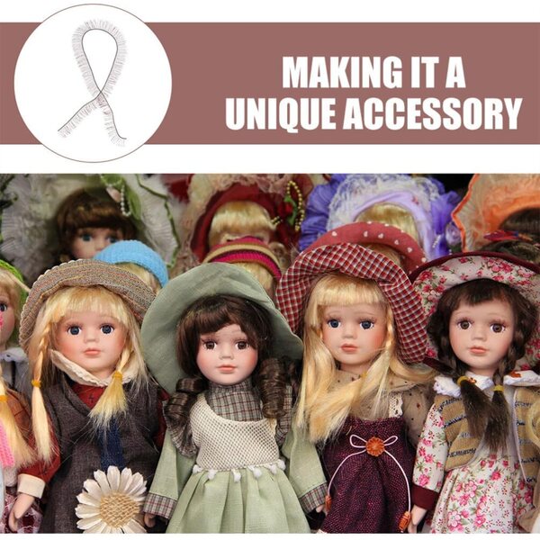 Ciglia Finte per Bambole Toyvian 20 pezzi – Accessori Sicuri e Versatili per DIY