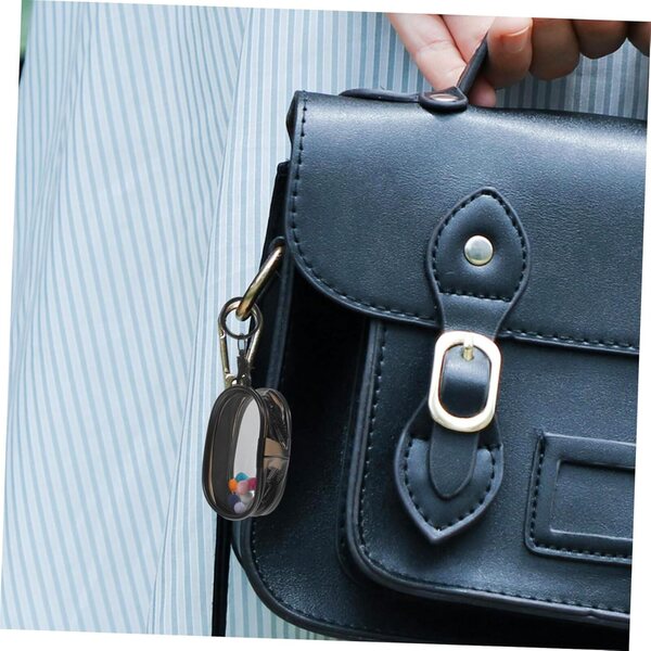 Borsa Trasparente per Figure e Bambole Compatta, Leggera e Portatile con Cerniera