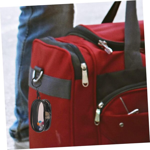 Borsa Trasparente per Figure e Bambole Compatta, Leggera e Portatile con Cerniera