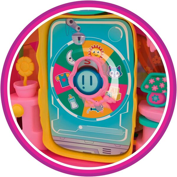 Supersüßes Mini-Spielset für kleine Babys mit Sisi-Superheldin-Puppe und transportablem Zubehör