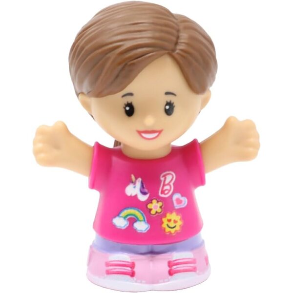 Figura di ricambio Fisher-Price Little People Girl per Barbie Pet Spa HJW76