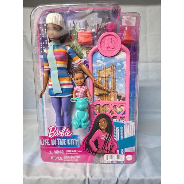 Barbie Brooklyn Roberts mit Eislaufset – Kreativspiel 3+