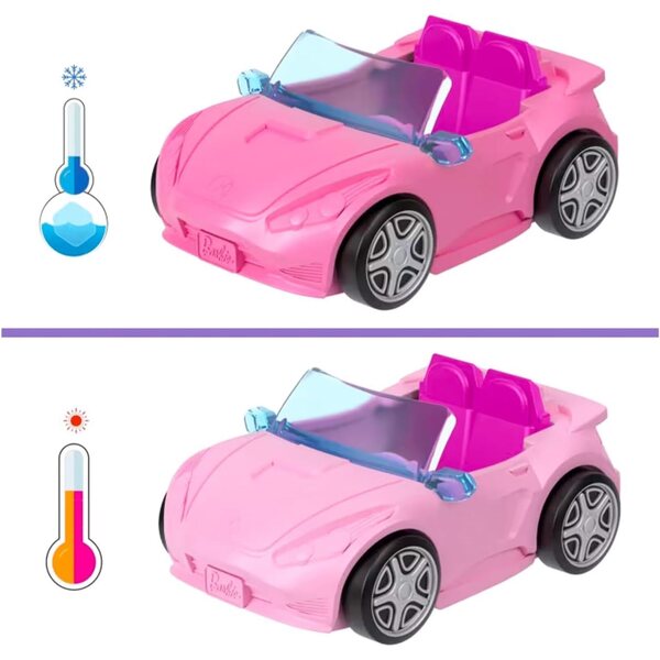 Barbie Mini Barbieland-Set mit 3 Fahrzeugen und Puppen, perfekt für Geschenke und Partys