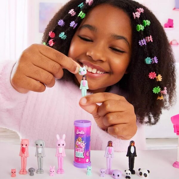 Barbie Mystery Reveal Ultimatives Spielset mit 4 Mystery-Puppen und Zubehör