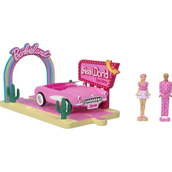 Mini Barbie Land Der Film: Fahrzeugsammlung mit 3,8 cm großen Minipuppen und Fahrzeugen