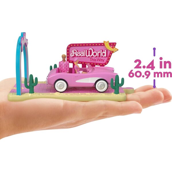 Mini Barbie Land Der Film: Fahrzeugsammlung mit 3,8 cm großen Minipuppen und Fahrzeugen
