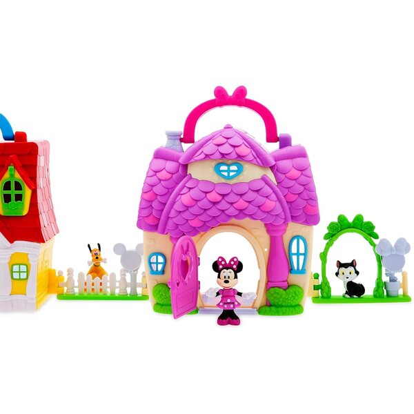Minnie Mouse's House-Spielset mit 13 Teilen und beweglichen Figuren