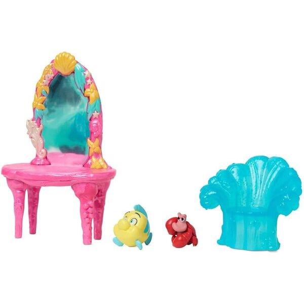 Ariel, die kleine Meerjungfrau, Disney Store, 12,7 cm große Puppe mit Zubehör und transparentem Gehäuse