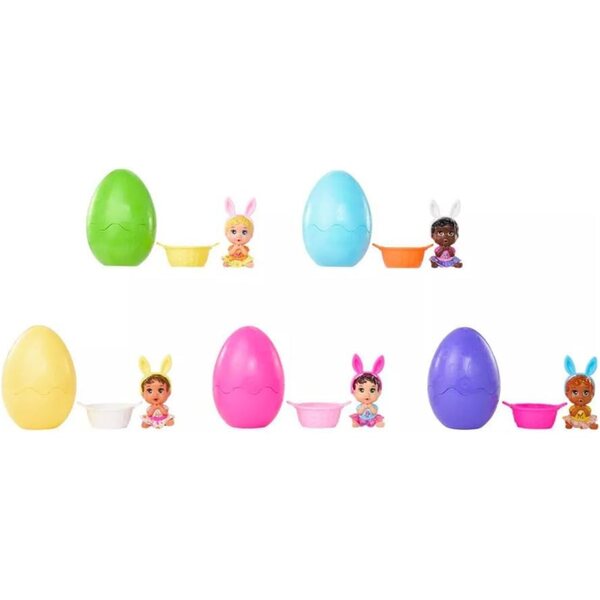 Barbie Color Reveal Osterei-Überraschungspaket – 5 Überraschungspuppen und Zubehör