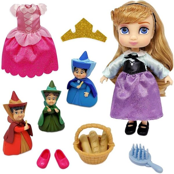 Disney Play Dornröschenschloss-Set mit Lichtern, Geräuschen und 5-Zoll-Figuren