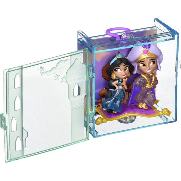 Disney Princess Perfect Pairs Jasmine und Aladdin Puppenset mit tragbarer Vitrine