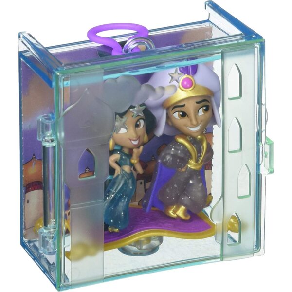 Disney Princess Perfect Pairs Jasmine e Aladdin set bambole con vetrina portatile