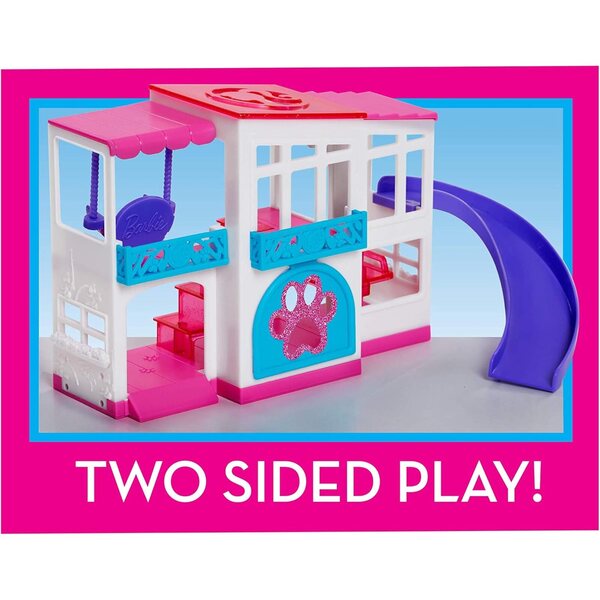 Barbie Pet Dreamhouse: 10-teiliges Spielset mit Tieren und Zubehör für Kinder ab 3 Jahren