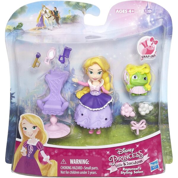 Disney Princess Rapunzel Styling-Salon mit anpassbaren Accessoires und Look