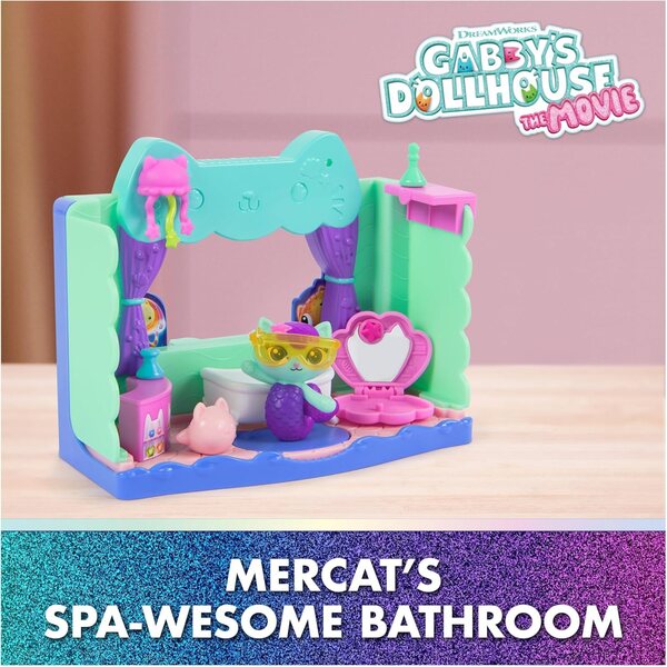Gabby's Dollhouse Playset Bagno e Portal Rooms per giochi creativi