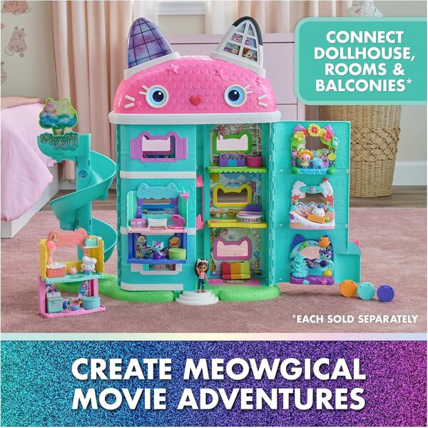 Gabby's Dollhouse Playset Bagno e Portal Rooms per giochi creativi